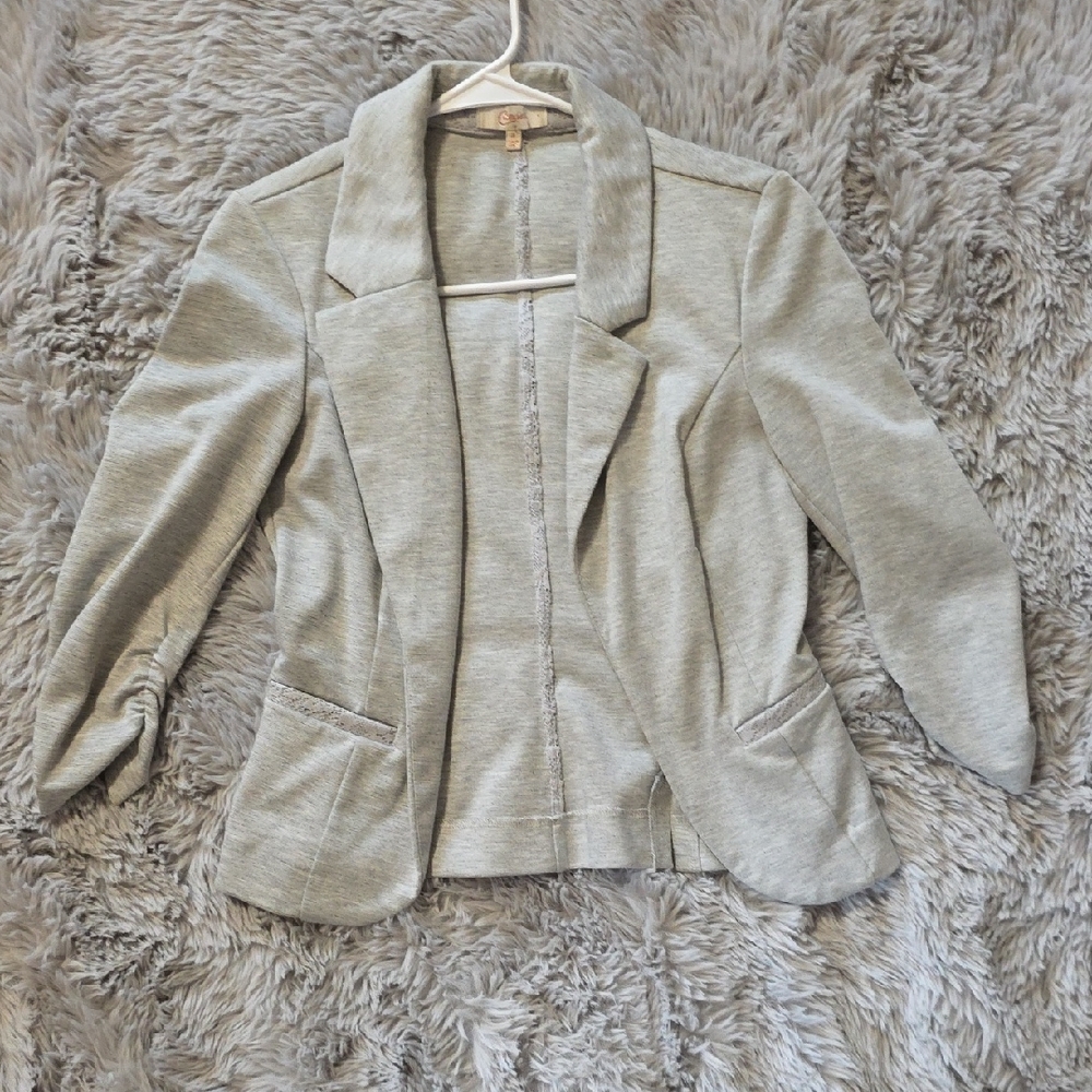 Candie's Light Gray Blazer Jacket